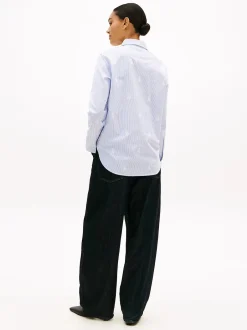 naisten paitapusero Oxford AOP Relaxed Shirt,>Tommy Hilfiger