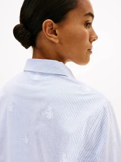 naisten paitapusero Oxford AOP Relaxed Shirt,><noscript><img width=