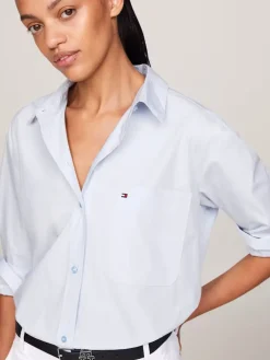 Naisten Paitapusero, Essential Cotton Easy Fit Shirt>Tommy Hilfiger Outlet