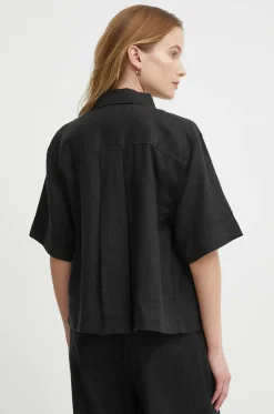 naisten pellavapaita, LINEN SS SHIRT>Tommy Hilfiger Hot