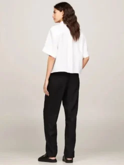 naisten pellavapaita, LINEN SS SHIRT>Tommy Hilfiger