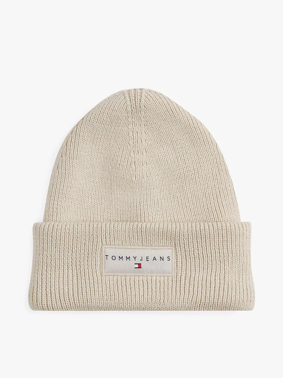 naisten pipo, TJW LINEAR BEANIE>Tommy Hilfiger Discount