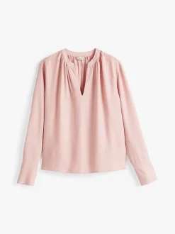Naisten Pusero, SOFT VIS V NECK LS BLOUSE><noscript><img width=
