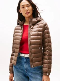 naisten takki, UL DOWN REG HOODED JACKET>Tommy Hilfiger Discount