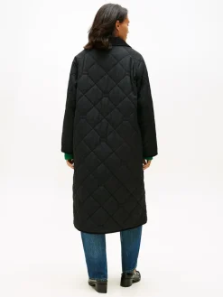 naisten tikkitakki Padded Flag Quilted Coat,><noscript><img width=