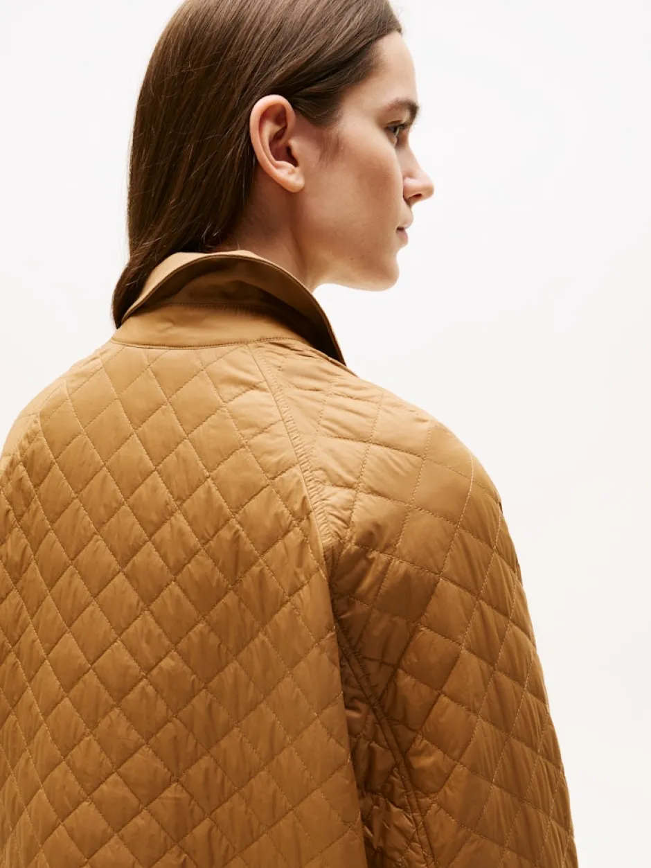 naisten tikkitakki, PADDED NYLON REG QUILTED COAT>Tommy Hilfiger Clearance