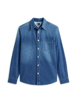miesten farkkupaita TJM Denim Regular Fir Shirt EXT, sininen><noscript><img width=