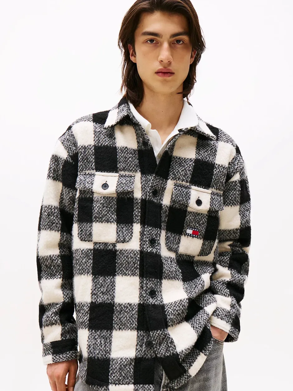 miesten paitatakki TJM Check Overshirt Ext,>Tommy Jeans Sale