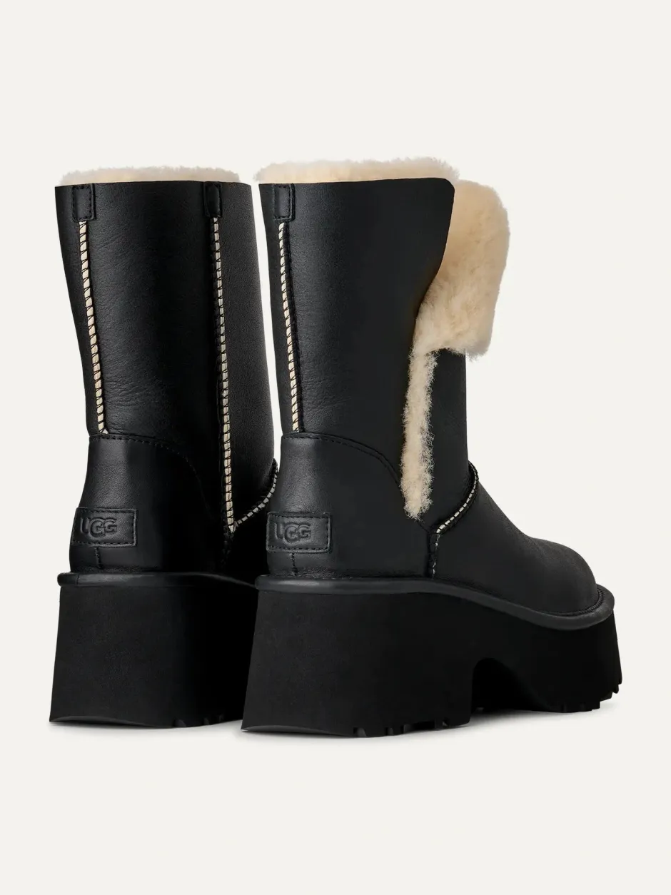 naisten saappaat, W NEW HEIGHTS CUFF LTHR>UGG Discount