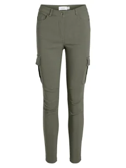 housut, VICARGO RW 7/8 PANT Armeijanvihreä>Vila