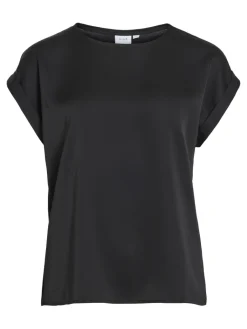 lyhythihainen toppi, VIELLETTE S/S SATIN TOP><noscript><img width=