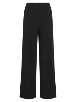 naisten housut VIWINNIE CLUA HW WIDE PANTS, musta><noscript><img width=