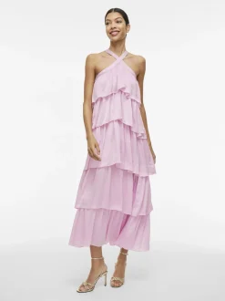 naisten juhlamekko, VIFILUKA H/N S/L ANKLE>Vila Discount