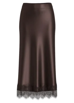 naisten maxihame VIELLETTE HW ANKLE LACE SKIRT NOOS,>Vila Clearance