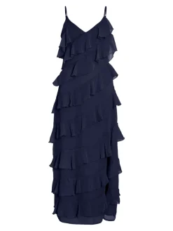 naisten mekko, VILUNA STRAP DRESS>Vila Best