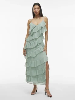 naisten mekko, VILUNA STRAP DRESS>Vila Hot