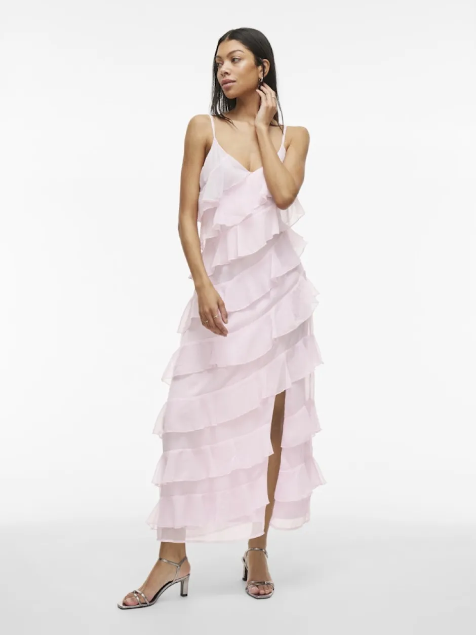 naisten mekko, VILUNA STRAP DRESS>Vila Hot