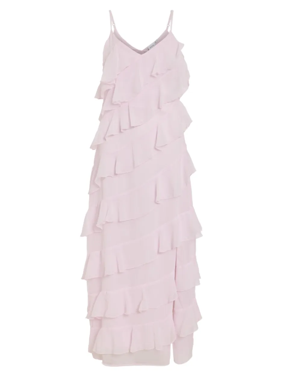 naisten mekko, VILUNA STRAP DRESS>Vila Hot