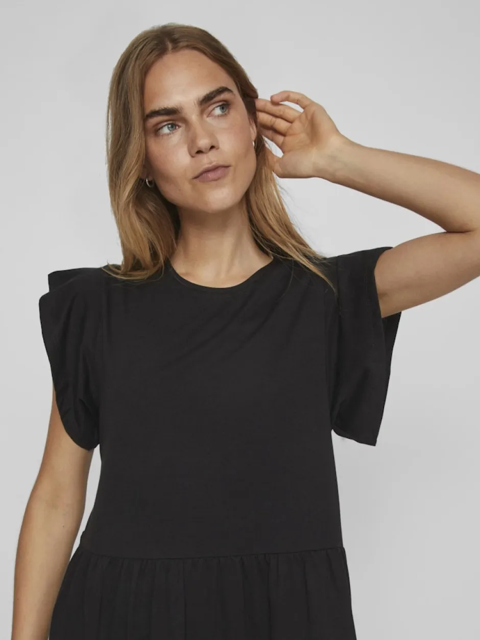 naisten mekko, VISUMMER S/S MIDI DRESS>Vila Online