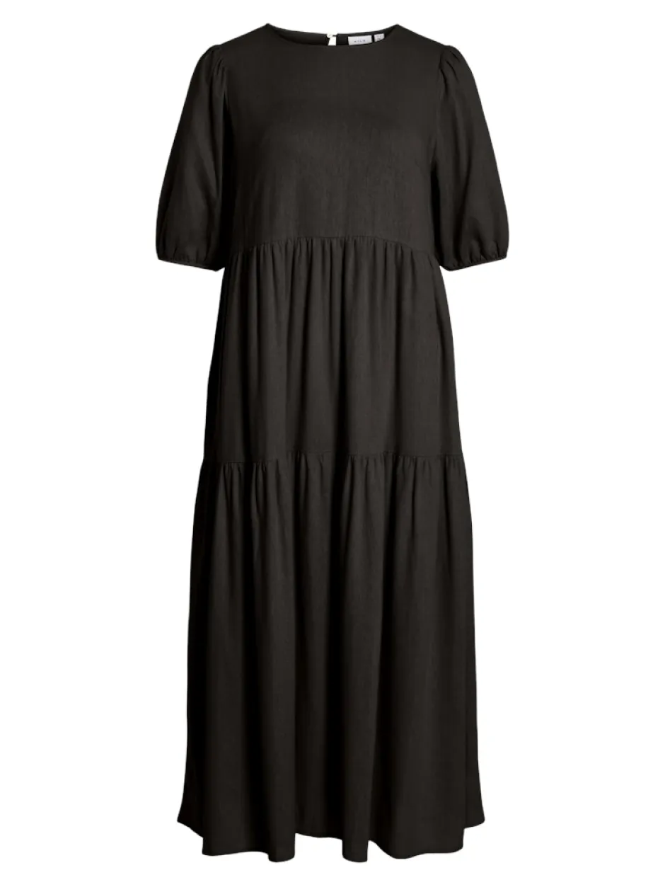 naisten mekko, VISUMMER LIN 2/4 MIDI DRESS>Vila