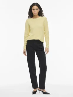 naisten neulepaita VIDalo O-Neck L/S Knit Top-NOOS,><noscript><img width=