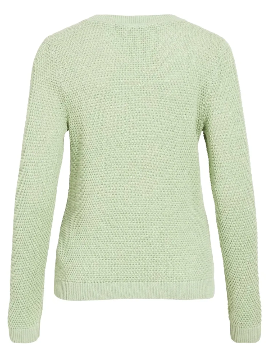 naisten neulepaita VIDalo O-Neck L/S Knit Top-NOOS,>Vila Online