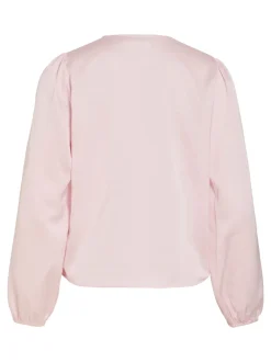 naisten pusero Vielette L/S Smock Satin Top,><noscript><img width=
