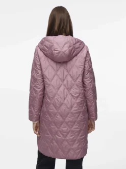 naisten tikkitakki, VIQUILA LS HOODED COAT>Vila Online
