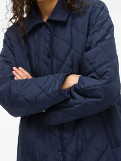 naisten tikkitakki, VIQUILA L/S CORDUROY QUILT LONG JACKET><noscript><img width=