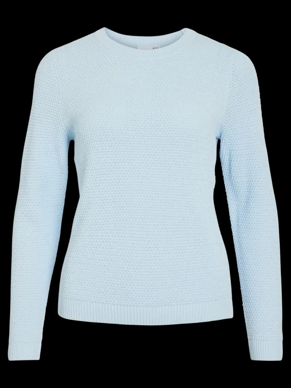 neule, VIDALO O-NECK L/S KNIT TOP>Vila Online