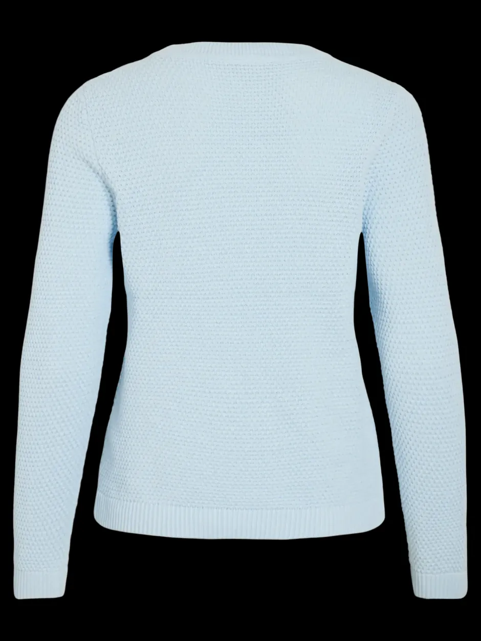 neule, VIDALO O-NECK L/S KNIT TOP>Vila Online