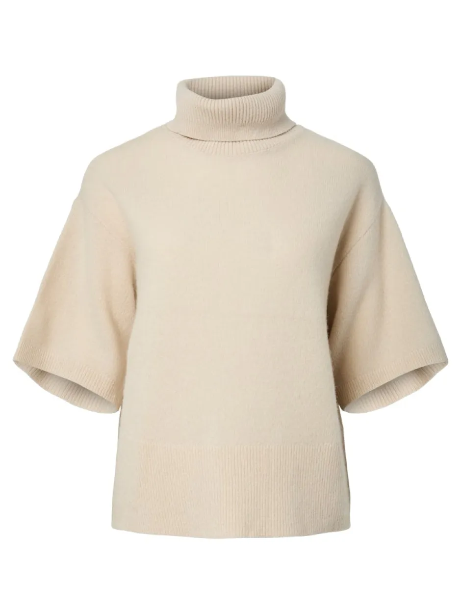 naisten neulepusero, YASEMILA 2/4 WOOL KNIT PULLOVER S. NOOS>Y.A.S Online