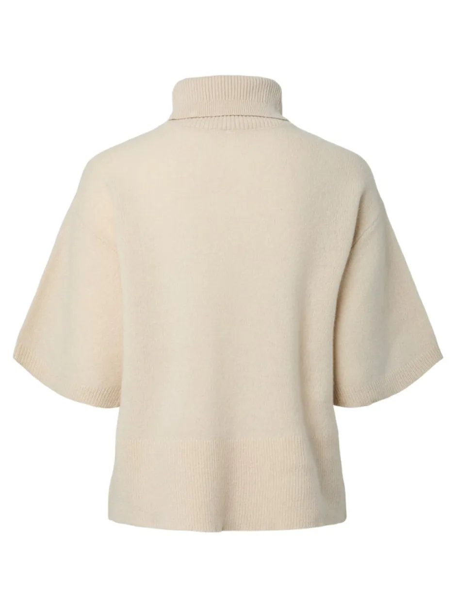 naisten neulepusero, YASEMILA 2/4 WOOL KNIT PULLOVER S. NOOS>Y.A.S Online