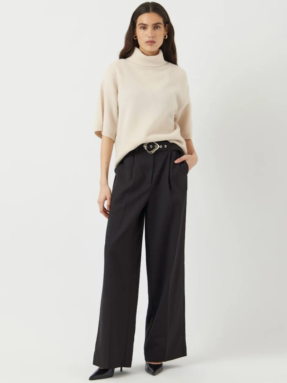 naisten neulepusero, YASEMILA 2/4 WOOL KNIT PULLOVER S. NOOS>Y.A.S Online
