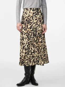 hame, YASPELLA HW MIDI SKIRT Beige Kuosi><noscript><img width=