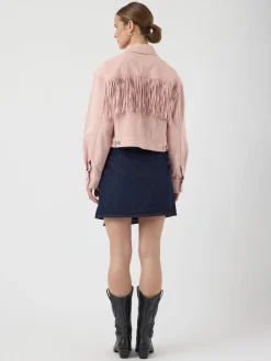 naisten farkkutakki, YASSUN LS CROP DENIM JACKET>Y.A.S Outlet