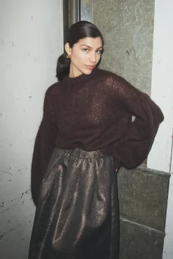 Naisten Hame, YASGOSH HW MIDI SKIRT>Y.A.S Outlet