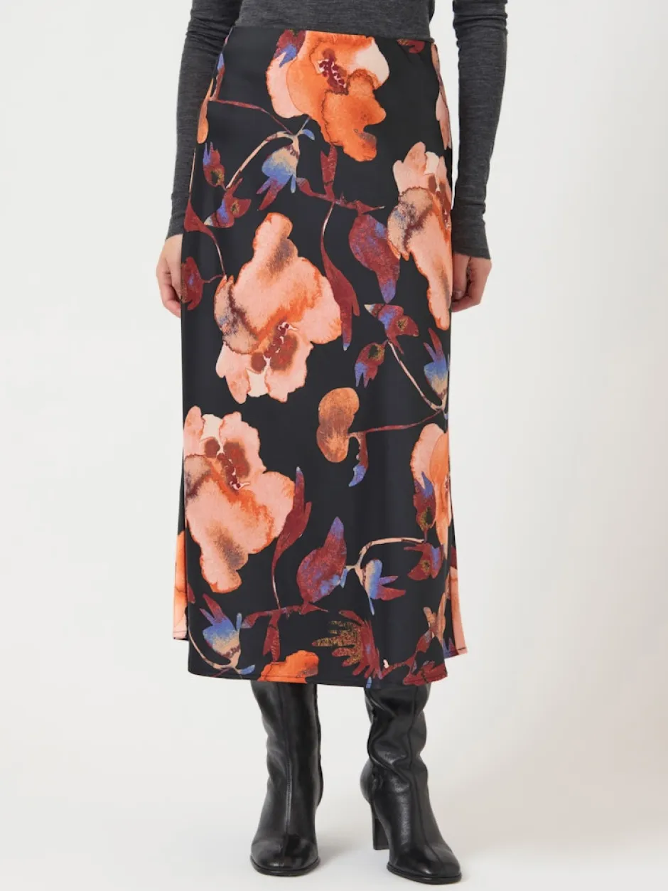 naisten hame YASPELLA HW MIDI SKIRT S. NOOS, Black Pilana>Y.A.S Clearance