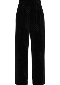 naisten housut, YASHELLA HW VELOUR ELASTIC PANT>Y.A.S Sale