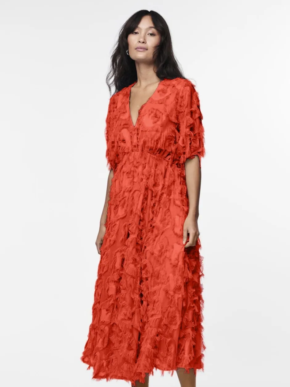 Naisten Mekko, K-YASPAZYLLA 2/4 MIDI DRESS>Y.A.S Clearance