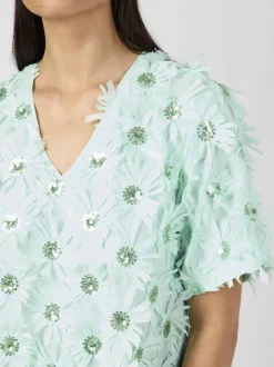 naisten mekko, YASABELONE SS V-NECK DRESS><noscript><img width=