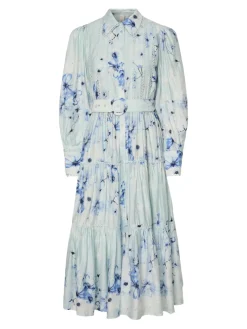 naisten mekko, YASBILLA LS LONG DRESS - SHOW>Y.A.S Discount