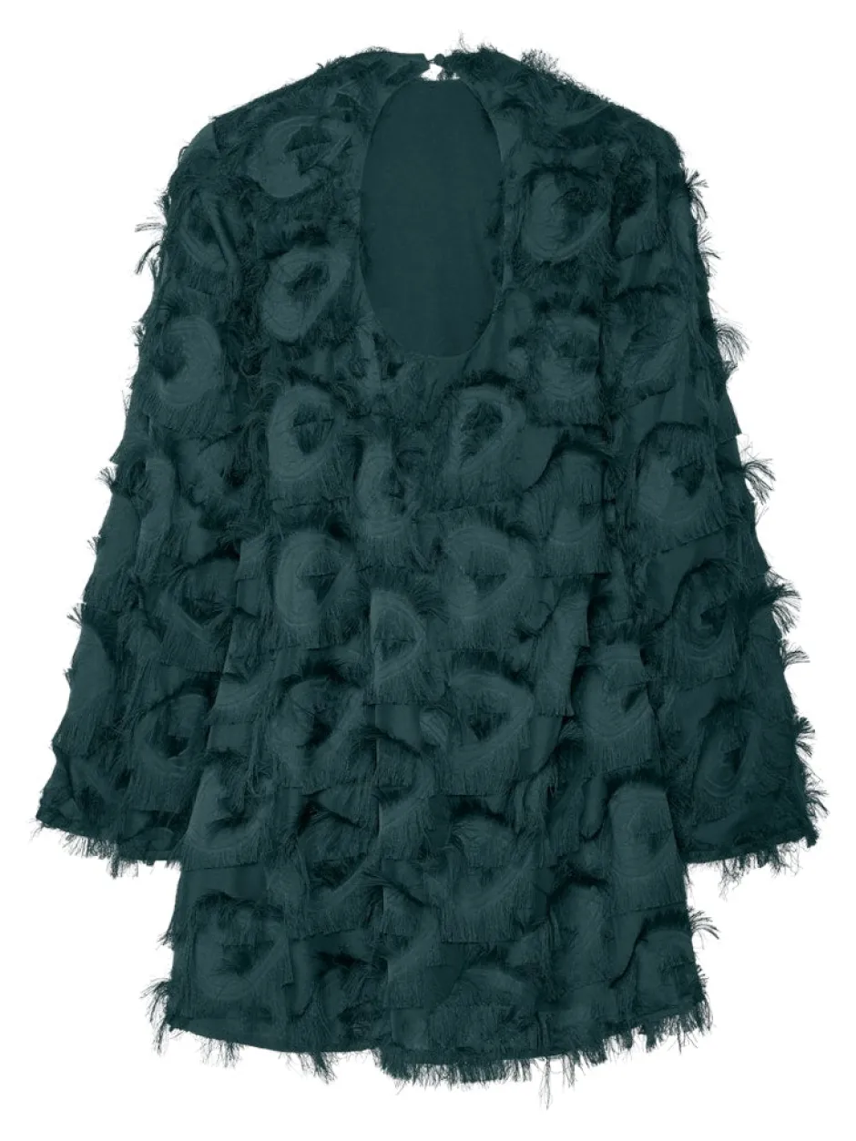 naisten mekko YASDIO LS SHORT DRESS,>Y.A.S Best