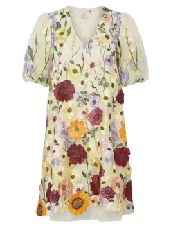 naisten mekko, YASFLOWERING SS DRESS NEW>Y.A.S Clearance