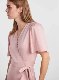 Naisten Mekko, YASTHEA 2/4 MIDI WRAP DRESS><noscript><img width=