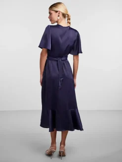 Naisten Mekko, YASTHEA 2/4 MIDI WRAP DRESS>Y.A.S Hot