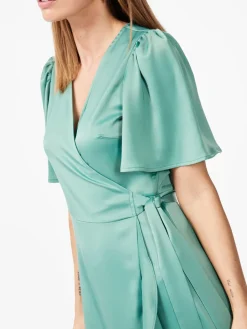 Naisten Mekko, YASTHEA 2/4 MIDI WRAP DRESS><noscript><img width=