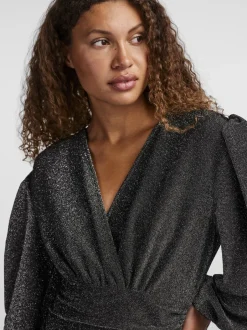 Naisten Mekko, YASTIKKA LS GLITTER DRESS NOOS><noscript><img width=