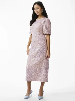 Naisten Midimekko, YASMAJA SEQUIN 2/4 MIDI DRESS>Y.A.S Discount