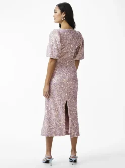 Naisten Midimekko, YASMAJA SEQUIN 2/4 MIDI DRESS>Y.A.S Discount